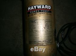 Hayward 1 HP Super Pump Inground Swimming Pool/Spa water Filter Pump