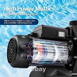 Hayward 2.0HP 2-Speed In/Above Ground Swimming Pool Pump with Strainer Basket 110V