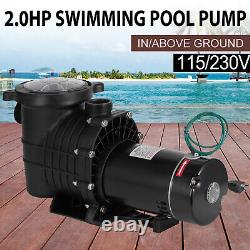 Hayward 2.0HP Swimming Pool Pump In/Above Ground & Motor Strainer Filter Basket