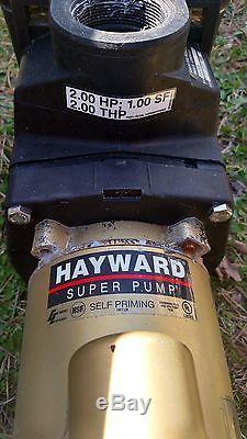 Hayward 2 HP Super Pump SP2615X20 Single Speed In-Ground Swimming Pool Pump