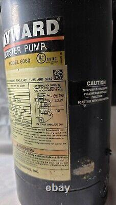 Hayward Booster Pump 6060 For Pressure-Side Swimming Pool Cleaners 3/4 HP