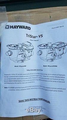 Hayward TriStar 2 HP Maxrate Variable Speed In Ground Pool Pump SP3202VSP