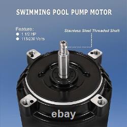 Hayward pool Pump 1.5 HP Pool Pump Replacement Century Motor For UST1152