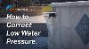 How To Correct Low Water Pressure