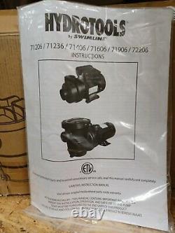 Hydrotools Pool Products In-Ground VS Swimming Pool Pumps model 71406