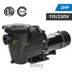 In/Above ground Swimming pool pump Motor 2HP 6500GPH withStrainer