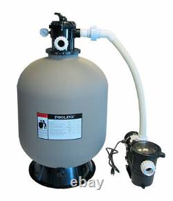 In-Ground Swimming Pool 24 Sand Filter System with 2 Speed 1 HP Pump
