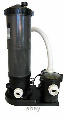 In-Ground Swimming Pool Cartridge Filter System with 0.75 HP Pump