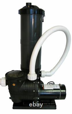 In-Ground Swimming Pool Cartridge Filter System with 0.75 HP Pump