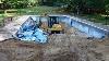 In Ground Swimming Pool Demolition Time Lapse