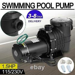 InGround Swimming Pool Pump Motor with Strainer Generic Hayward Replacemen 1.5HP