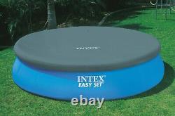 Intex 18' X 48 Easy Set Pool with Ladder, Filter Pump, Ground Cloth, & Cover