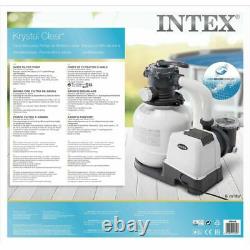 Intex Krystal Clear 2100 GPH 7900 L/h Swimming Pool Sand Filter Pump 26646