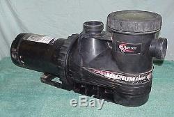 Jacuzzi Magnum Force 1.5HP Pool Pump Inground 230/115V Tested Ready to Go