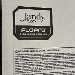 Jandy FloPro Series 1. HP 115/208-203v Pump For Swimming Pool