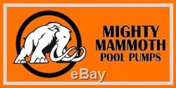 Mighty Mammoth In Ground Pool Pump