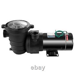 NEW 1.5HP Swimming Pool Pump 110V Outdoor Above Ground Strainer Motor 1.5 NPT