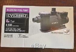NEW EVERBILT 1 HP 230/115 in ground pool pump