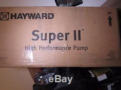 NEW Hayward 3/4 HP SUPER II SP3005X7AZ Inground Swimming Pool Pump 115/230V