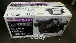 NEW MAKE ANY OFFER! Everbilt 1.5-HP 230/115-Volt In-Ground Pool Pump EB1150TLP