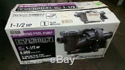 NEW MAKE ANY OFFER! Everbilt 1.5-HP 230/115-Volt In-Ground Pool Pump EB1150TLP