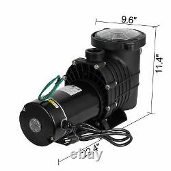 New 1HP110V InGround Swimming Pool Portable Pump Motor Above Ground For Hayward