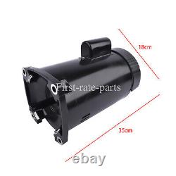 New B2853 B2853V1 1HP 230V / 115V Single Speed Square Flange Pool Pump Motor