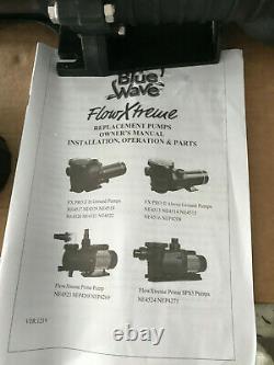New Flow Xtreme NE4519 Durable Pro 2 In Ground Pool Pump, 3/4 HP 230 V, Black