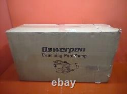 Oswerpon Pool Pump Above Ground/ Inground, 2 HP 6900GPH Powerful Self Priming