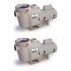 Pentair 011773 1.5 HP WhisperFlo Up-Rated In Ground Swimming Pool Pump (2 Pack)