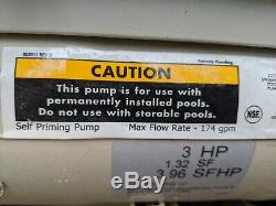 Pentair IntelliFlo VF In-Ground 3HP Pool Pump. With spare vfd control