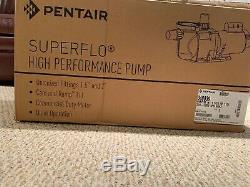 Pentair SuperFlo Pool Pump High Performance In-Ground 1.5 HP Pool Pump
