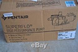 Pentair Superflo 1.0 HP Inground Swimming Pool Pump & Motor Complete 340038