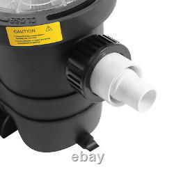 Pool Pump 1.5HP 1100W In/Ground Swimming Pool Pump with 6480GPH Max Flow 110V