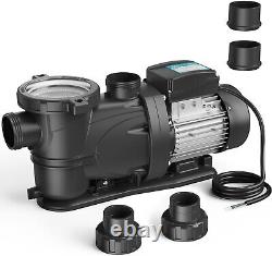 Pool Pump Large Powerful 2 HP Inground/Above Ground Pump With Timer New In Box