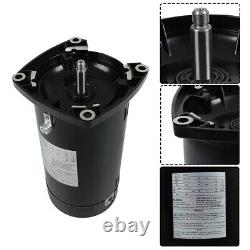 Pool Pump Motor Fit 115/230V 48Y Square Flange Pool Pump Motor 1HP USQ1102