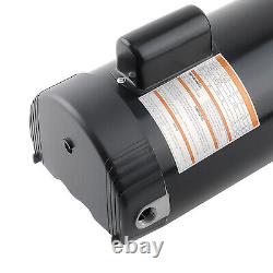 Pool Pump Motor Square Flange Swimming Pools 1 HP 115/230V For B2853 B2853V1