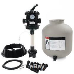 Pool Water Pump Sand Filter with Valve Fit 1/2HP 3/4HP for 16 Above Inground Pool