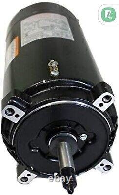 Pool pump Motor 1.5 hp Up-Rated, Round Flange Capacitor Start/Run Capacitor, ODP
