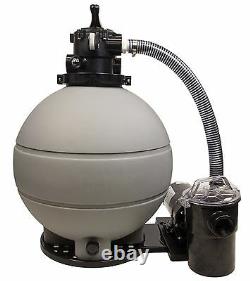 Rx Clear Patriot 22 Above Ground Swimming Pool Sand Filter system with with Pump