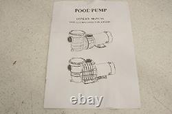 SEE NOTES VIVOHOME Powerful Self-Priming Pool Pump w Strainer Basket for Pool