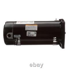 SQ1102 Square Flange 1 HP Full Rated 48Y Pool Filter Motor, 115/230V