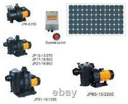 Solar Pool Pump Jintai Cheers China Tesla JP31-19 72V 1200W GPM 136 Head 62