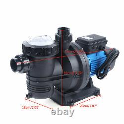 Solar Pump 900W DC In-Ground Swimming Pool Pump Clean Spa Brushless Motor 1.2HP