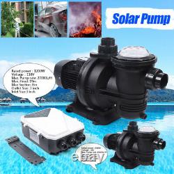 Solar Pump In-Ground Swimming Pool Pump Clean Spa Brushless Motor 48V 72V 110V
