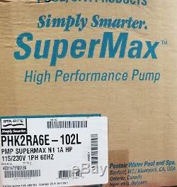 Sta-Rite SuperMax Inground Pool Pump 1 HP PHK2RA6E-102L 115/230 Volts