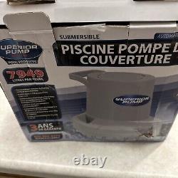 Superior Pump 92395 2100 GPH Auto Pool Cover Pump with 25' Cord