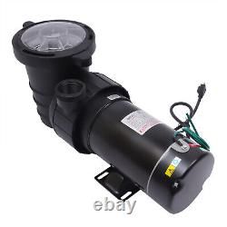 Swimming Pool Pump 1.5HP 1-Speed Filter Pump with Strainer fit In/Above Ground USA