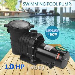 Swimming Pool Pump 1HP 110V Above Ground Pool Water Circulation Strainer 750W