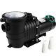 Swimming Pool Pump 1HP Pool Pump 110/220V 5544GPH In/Above Ground Strainer